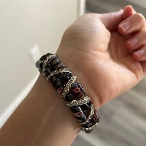 3/$15 - Beautiful Italian glass bead bracelet